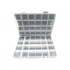 Caja organizadora plástica con división